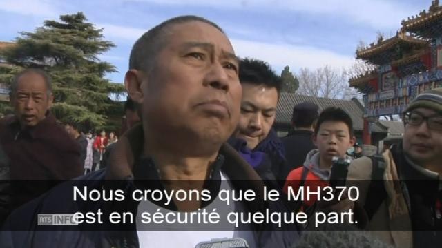 Manifestation de familles du MH370