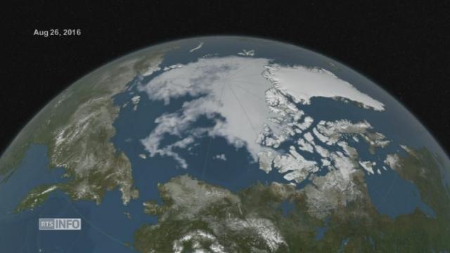 Les images de la NASA de la mer de glace qui fond