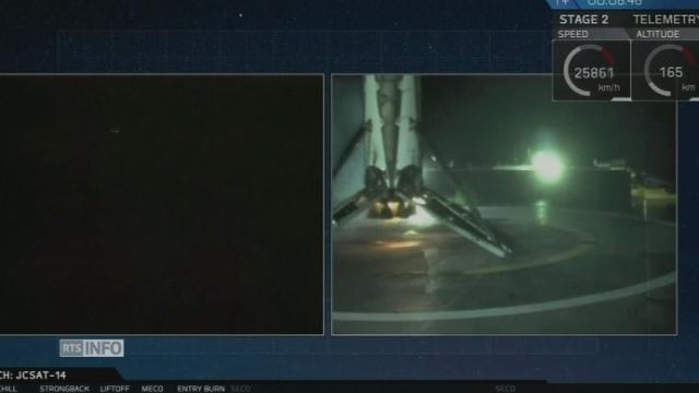 SpaceX récupère le premier étage d'une fusée