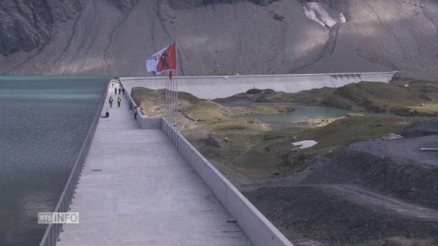 Inauguration du plus haut barrage d'Eerope dans le canton de Glaris