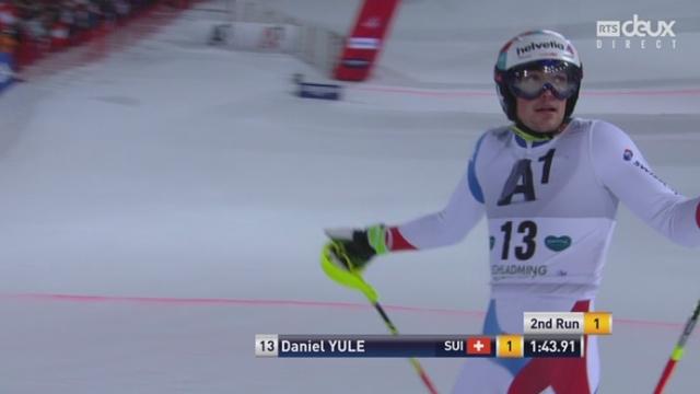 Slalom messieurs, 2ème manche: Daniel Yule (SUI)