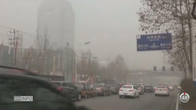 Chine: les nuages de pollution continuent de planer sur plusieurs villes chinoises