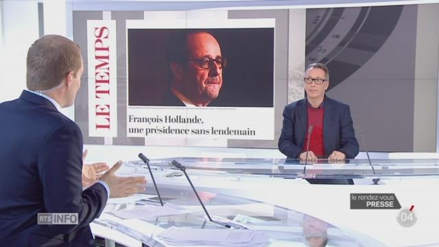 Le rendez-vous presse: François Hollande renonce à se présenter à l’élection présidentielle de 2017