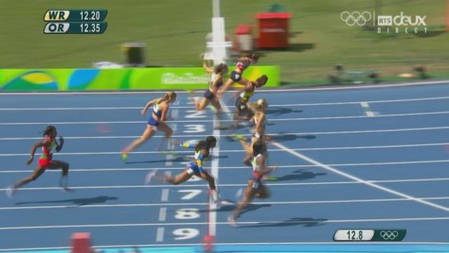 100 m haies:  Clélia Rard-Reuse (SUI) finit quatrième de sa série