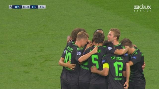 Moenchengladbach - Young Boys (1-0): ouverture du score par Thorgan Hazard pour Moenchengladbach