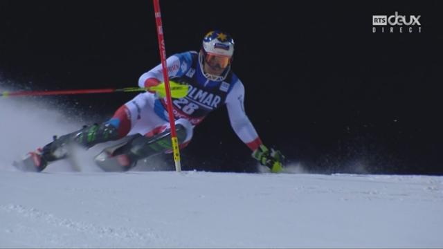 Slalom, Madonna Di Campiglio (ITA), 2e manche: Zenhaeusern (SUI) termine 5e provisoire