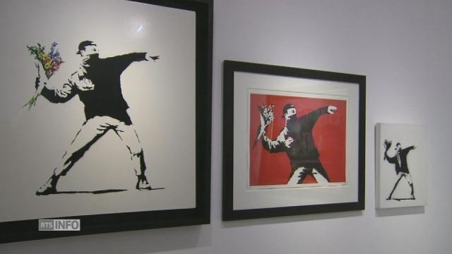 Oeuvres inédites du mystérieux Banksy exposées à Rome