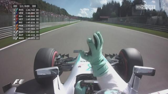 Q3: Nico Rosberg (GER) partira en pôle position, Max Verstappen (BEL) 2e et Kimi Raikonnen (FIN) 3e