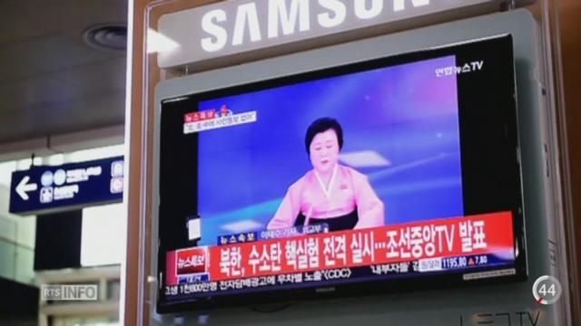 La Corée du Nord annonce avoir effectué son premier essai de bombe à hydrogène