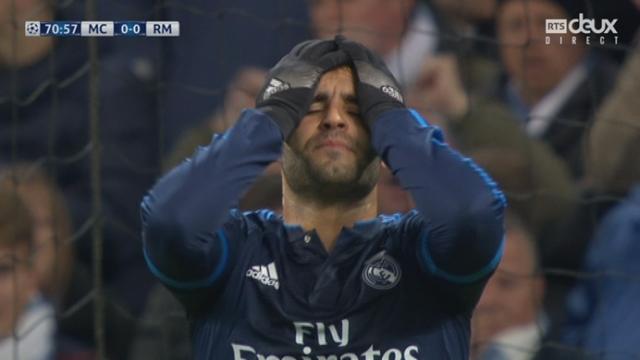 ½, Man. City – Real Madrid (0-0): Jesé place une tête qui heurte la barre transverale de Hart