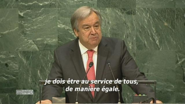 Le futur Secrétaire général de l'ONU promet d'être "au service tous"