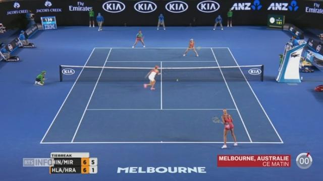 Tennis - Open d’Australie: Martina Hingis et Sania Mirza ont remporté la finale double dames