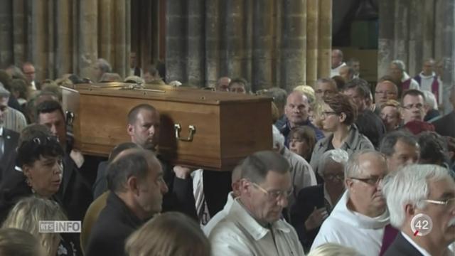 Les obsèques du prêtre égorgé par des islamistes dans l’Église de St-Étienne-du-Rouvray ont eu lieu