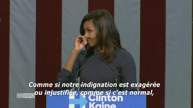 Michelle Obama: "Il s'agit d'un individu puissant qui parle librement et ouvertement d'un comportement de prédateur sexuel"
