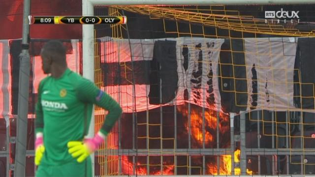 Gr. B, Young Boys - Olympiakos (0-0): les supporters bernois, mécontents des décisions de leur club, enfument le stade