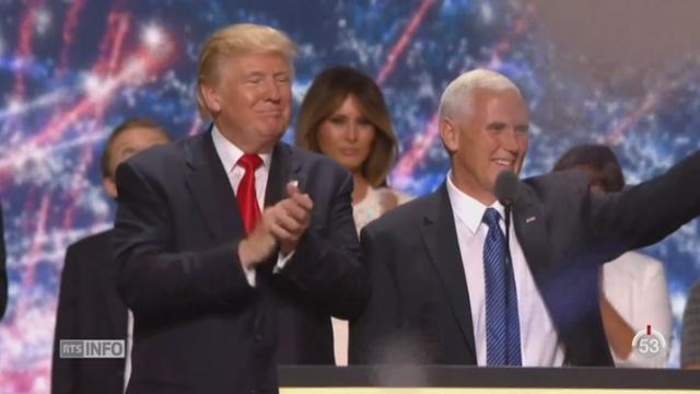 Mike Pence pourrait occuper le siège de vice-président en cas de victoire de Donald Trump