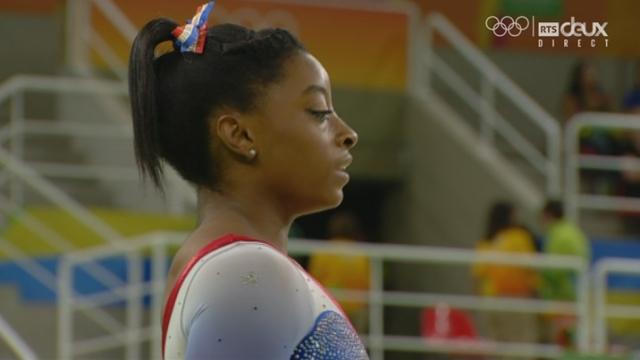 Gymnastique, finales dames sol: nouvelle médaille d'or pour Simone Biles (USA)