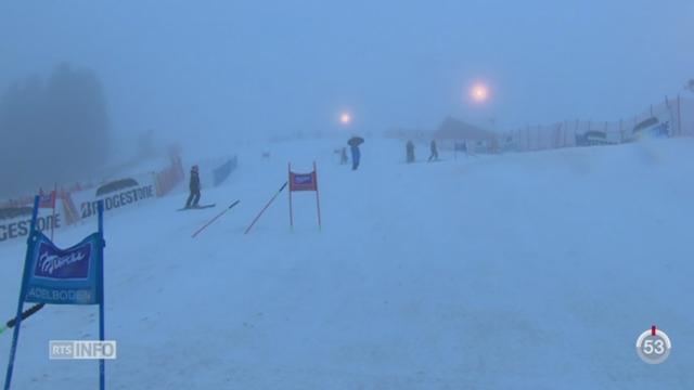 Ski: le géant d'Adelboden est annulé à cause de la météo