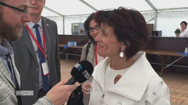 Les larmes de Doris Leuthard