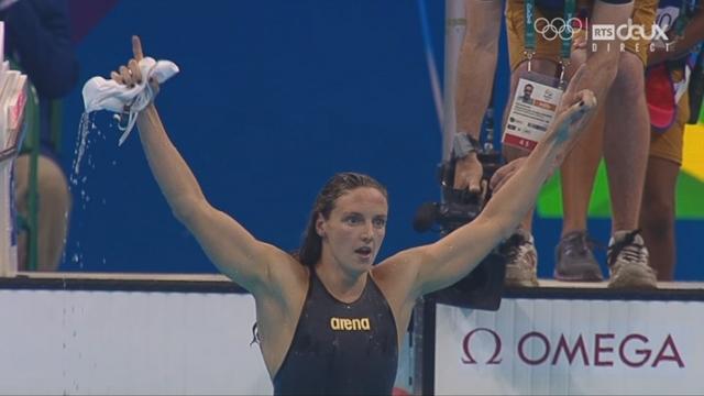 Finale. 400 m 4 nages dames.La Hongroise Katinka Hosszu au dessus du lot, avec un nouveau record du monde
