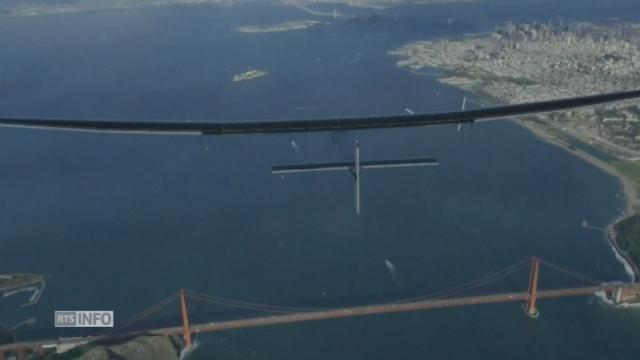 Solar Impulse au-dessus du Golden Gate