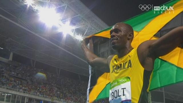 Finale hommes, 200 m: Usain Bolt (JAM) écrase tout le monde et gagne une 8e médaille d'or