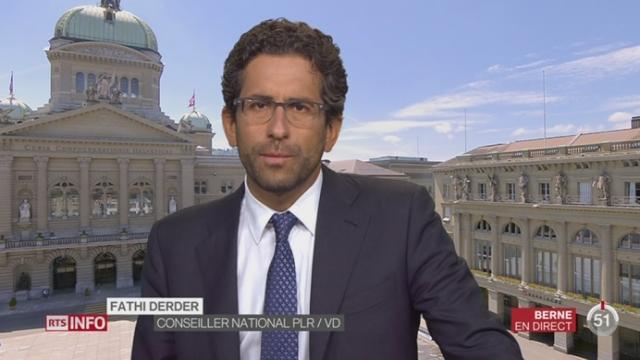 Avenir numérique de la Suisse: le point avec Fathi Derder à Berne