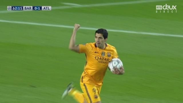 ¼, FC Barcelone – Atl. Madrid (1-1): volée manquée de Jordi Alba qui profite à Suarez qui peut pousse le ballon au fond des cages madrilènes