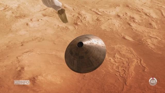 La sonde Shiaparelli s’est écrasée sur Mars