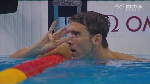 Natation messieurs : Micheal Phelps décroche sa 22e médaille d’or olympique sur 200m quatre nages!