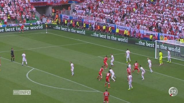 Euro 2016: la Suisse s'incline face à la Pologne
