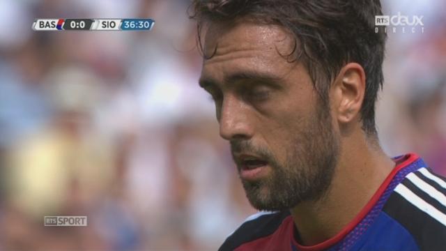 Bâle - Sion (1-0): Delgado ouvre le score pour les Bâlois sur penalty