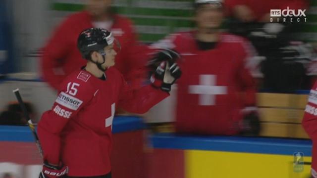 Suisse – Lettonie (3-0) : et de 3 ! Hoffmann met le troisième du patin