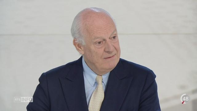 Les pourparlers sur la Syrie: Staffan de Mistura, émissaire de l’Onu sur la Syrie, dévoile son plan pour la reprise des négociations