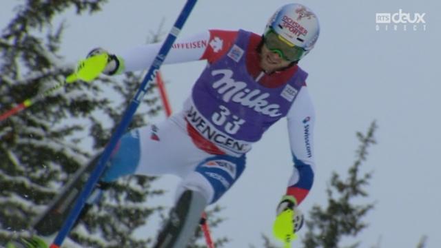 Slalom messieurs, 2e manche: Marc Gini (SUI)