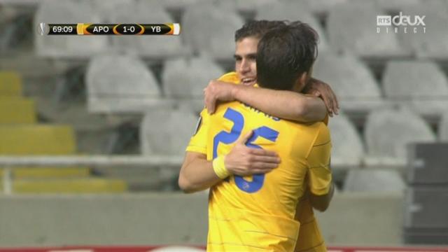 Gr. B, Apoel FC – Young Boys (1-0) : ouverture du score pour l’Apoel par Sotiriou
