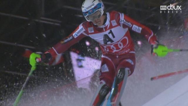 Slalom messieurs, 2e manche: Henrik Kristoffersen (NOR)
