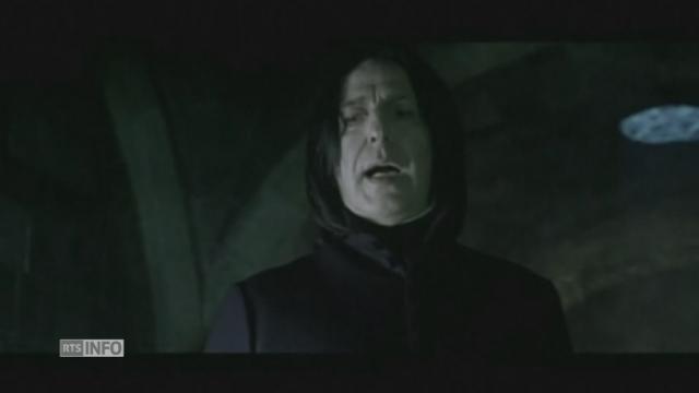 Alan Rickman dans son rôle de professeur Rogue dans "Harry Potter"