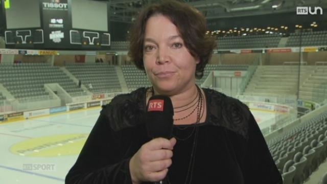 Hockey - Tendance des places VIP et des loges: Stéphanie Mérillat, vice-présidente du HC Bienne, donne son avis
