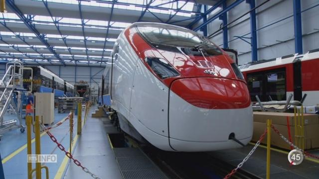 L'entreprise suisse Stadler Rail a présenté le Giruno, le futur train qui sillonnera le Gothard