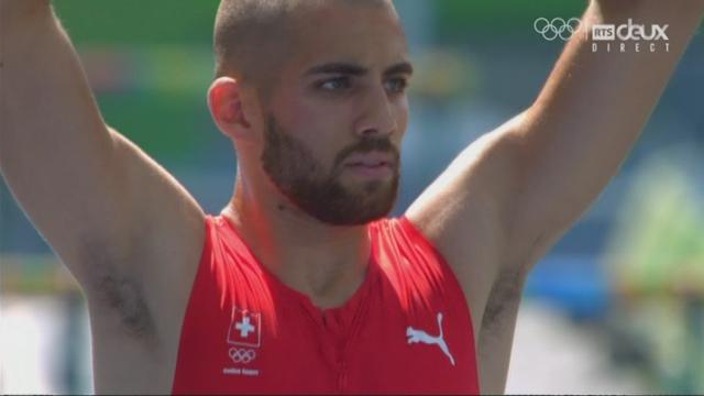 400 m haies, messieurs: Kariem Hussein cinquième de sa série