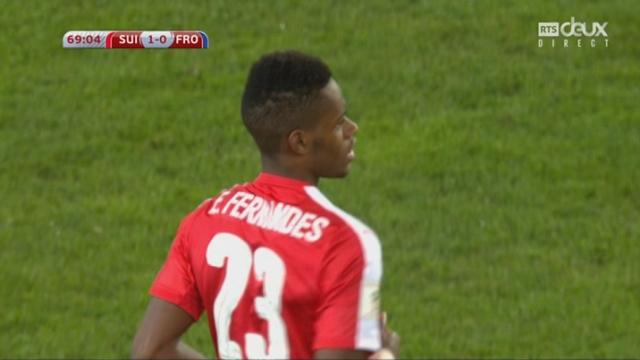 Suisse - Iles Féroé (1-0). 69e minute: Edimilson Fernandes relaie Valentin Stocker. C’est la 1re sélection du cousin de Gelson Fernandes