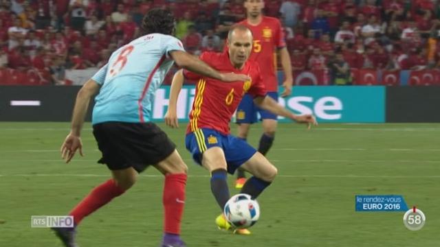 Page spéciale Euro 2016: résumé du match entre l'Espagne et la Turquie