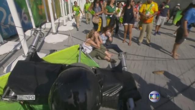 Une caméra chute et blesse sept personnes dans le Parc olympique de Rio