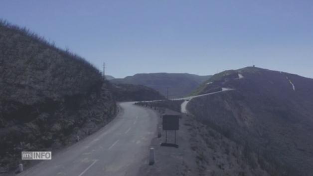 Images aériennes des dégâts sur l'île de Madère après cinq jours d'incendies