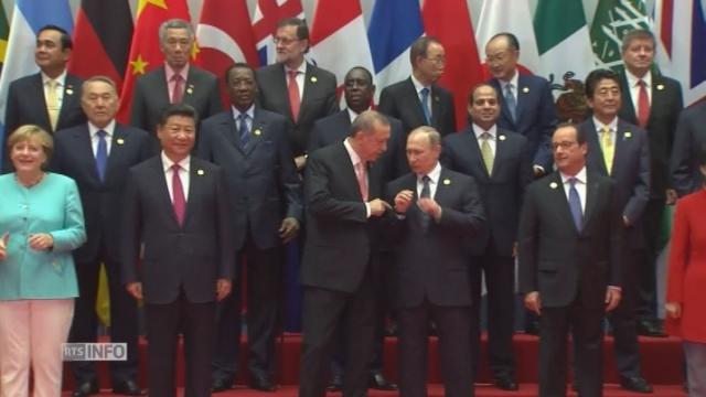 Les dirigeants du G20 se retrouvent en Chine