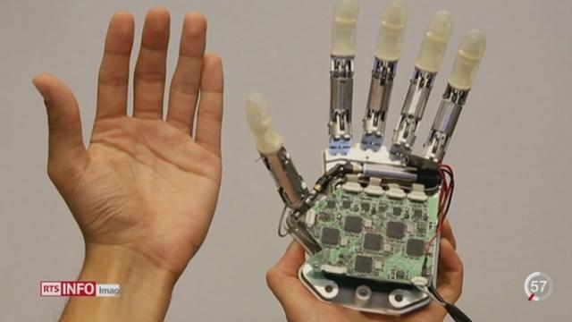 L'EPFL développe une main bionique qui permet de retrouver le sens du toucher