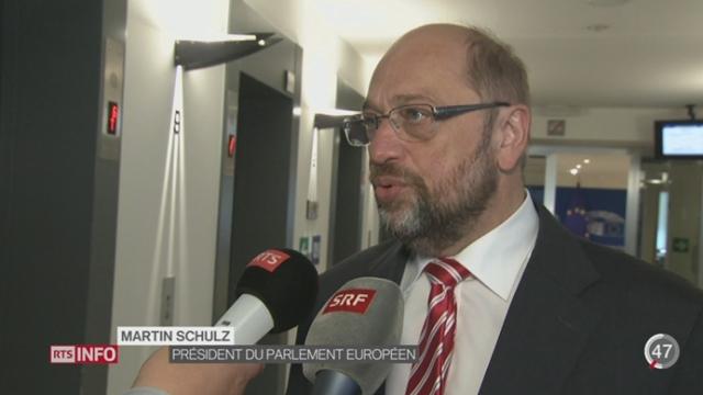 Martin Schulz estime que le cas suisse doit être réglé avant de boucler le dossier du Brexit