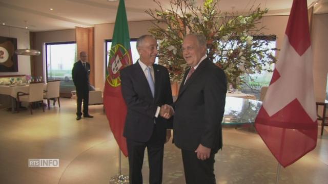 Les présidents portugais et suisse se rencontrent à Genève