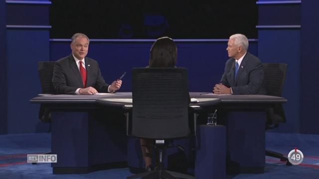 USA: les candidats à la vice-présidence se sont affrontés lors d'un débat